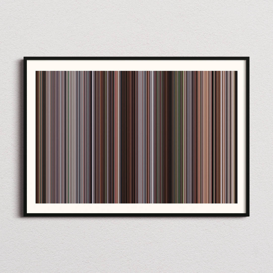 The Intern Movie Barcode Poster - Barcode Only
