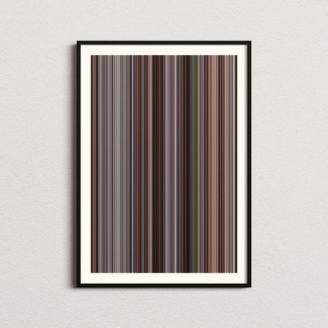 The Intern Movie Barcode Poster - Barcode Only