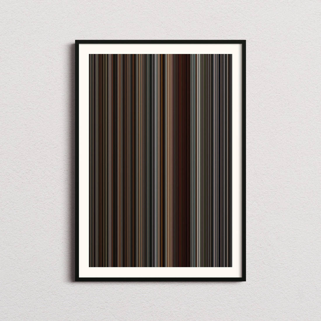 The Irishman Movie Barcode Poster - Barcode Only