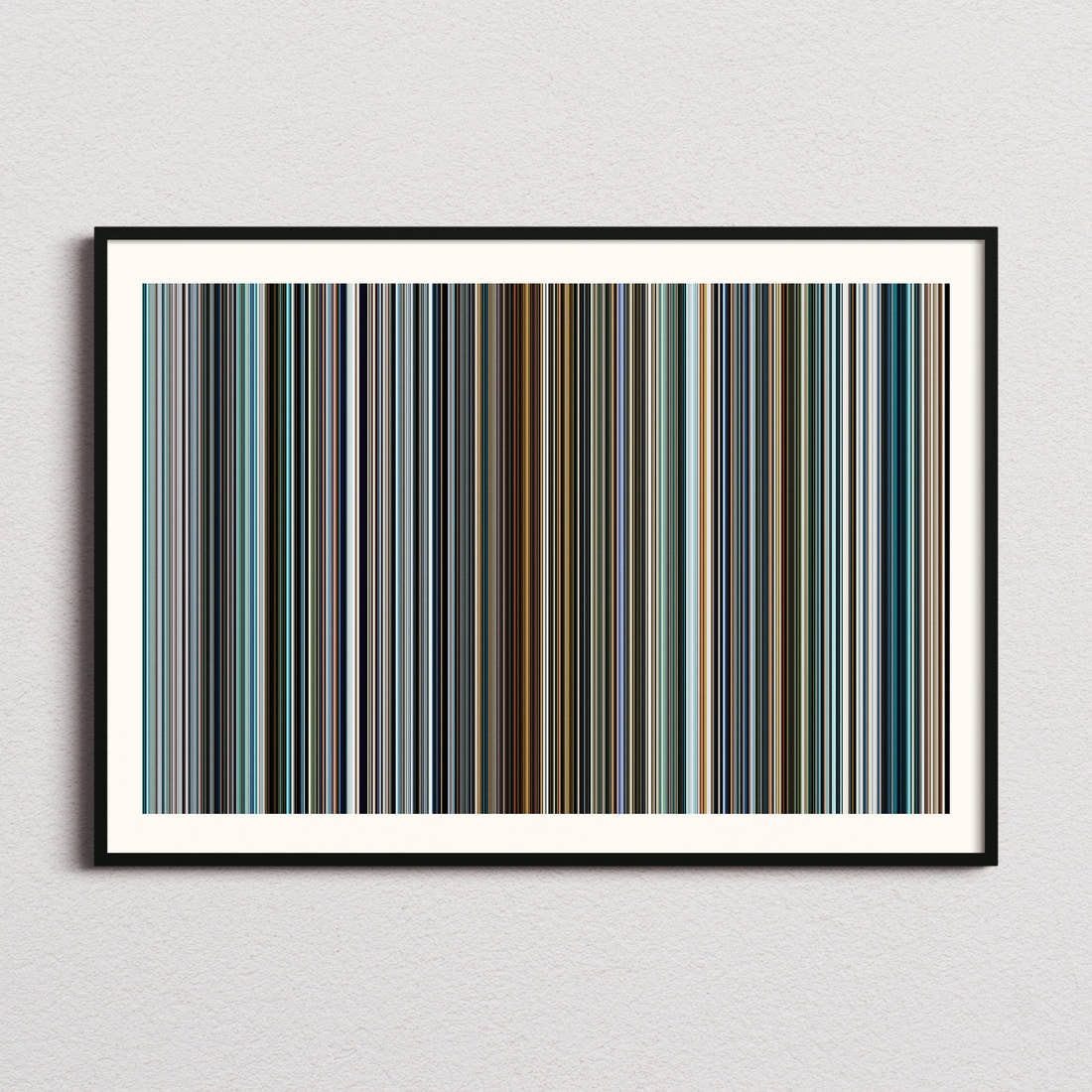 The Island Movie Barcode Poster - Barcode Only