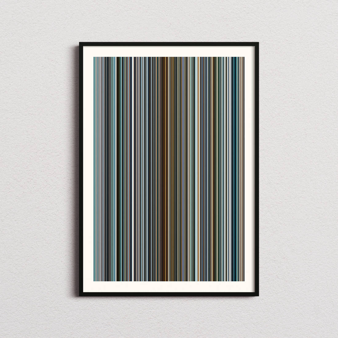 The Island Movie Barcode Poster - Barcode Only