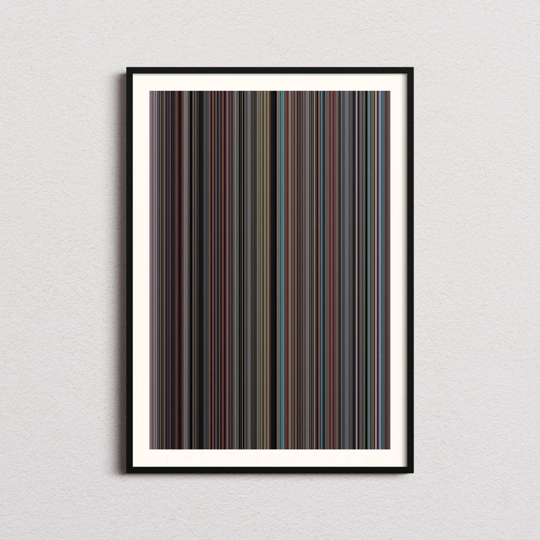 The Italian Job Movie Barcode Poster - Barcode Only