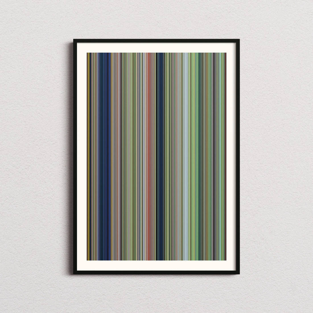 The Jungle Book (1967) Movie Barcode Poster - Barcode Only