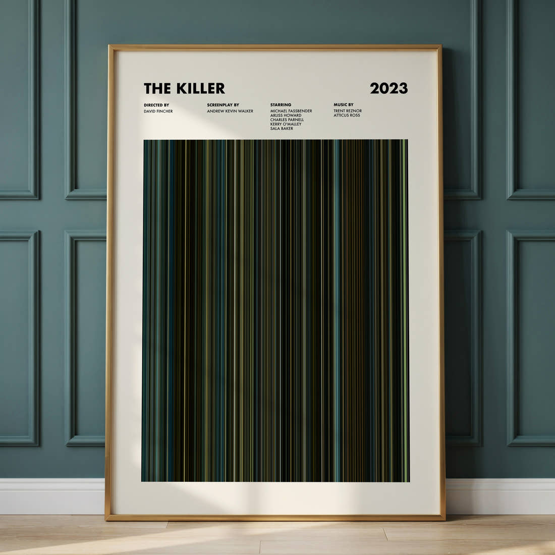 The Killer Movie Barcode Poster