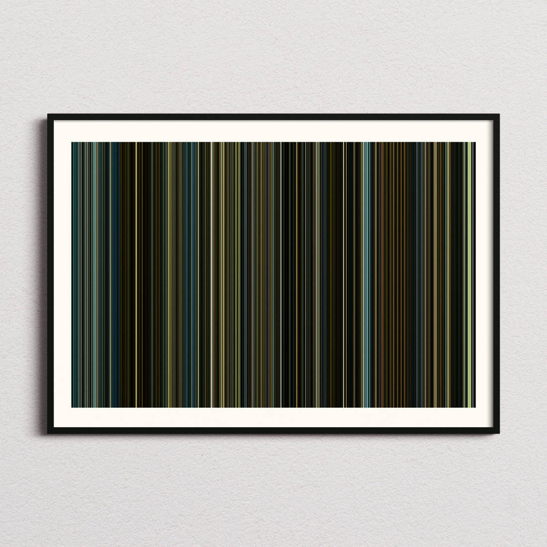The Killer Movie Barcode Poster - Barcode Only