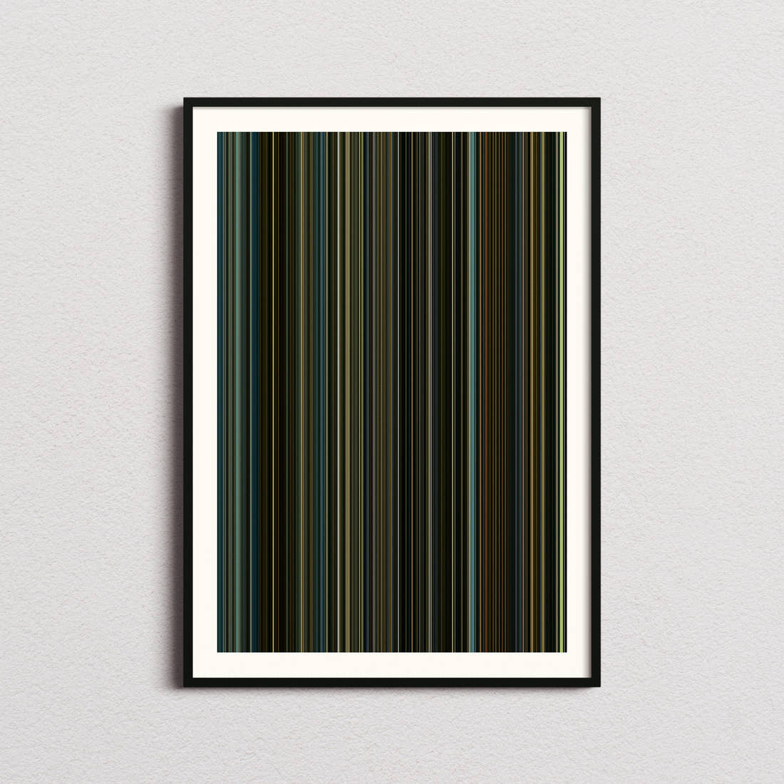 The Killer Movie Barcode Poster - Barcode Only