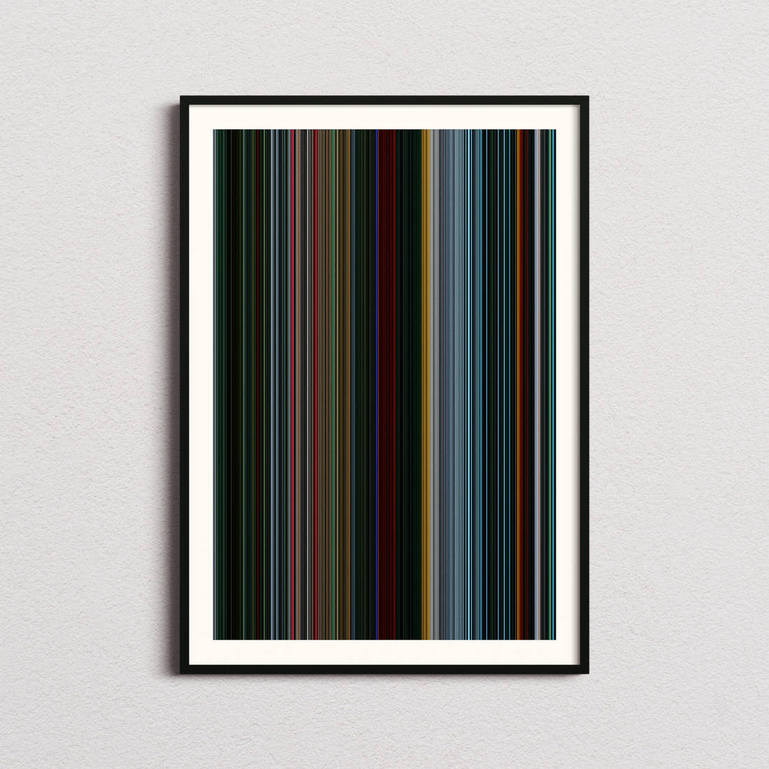 The Last Assassins Movie Barcode Poster - Barcode Only