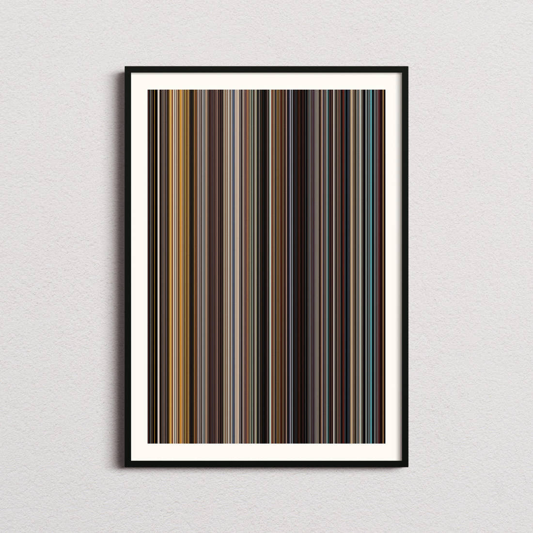 The Last King of Scotland Movie Barcode Poster - Barcode Only