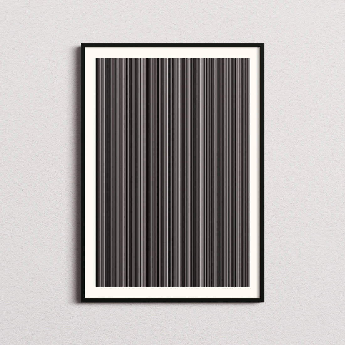 The Last Picture Show Movie Barcode Poster - Barcode Only