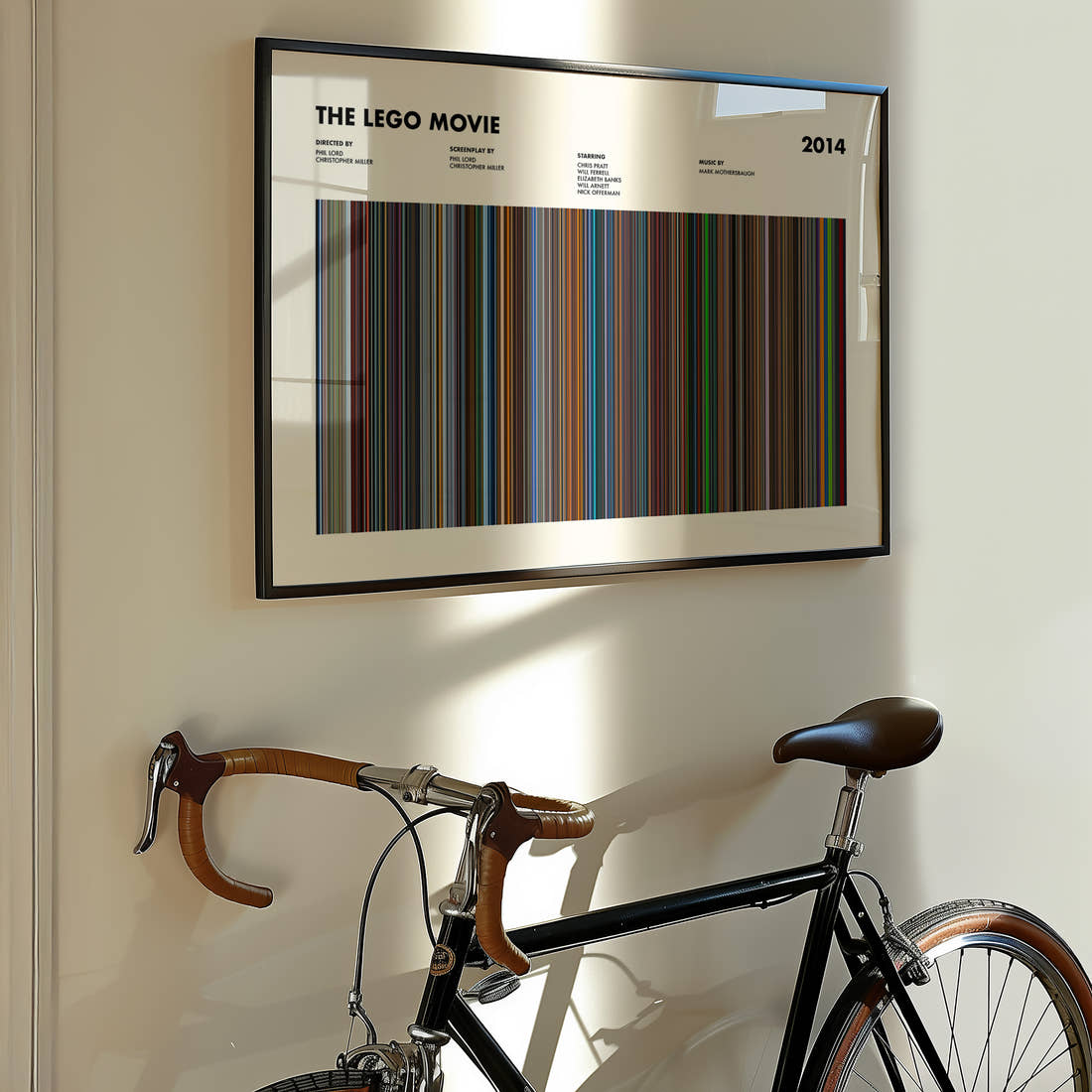 The Lego Movie Barcode Poster