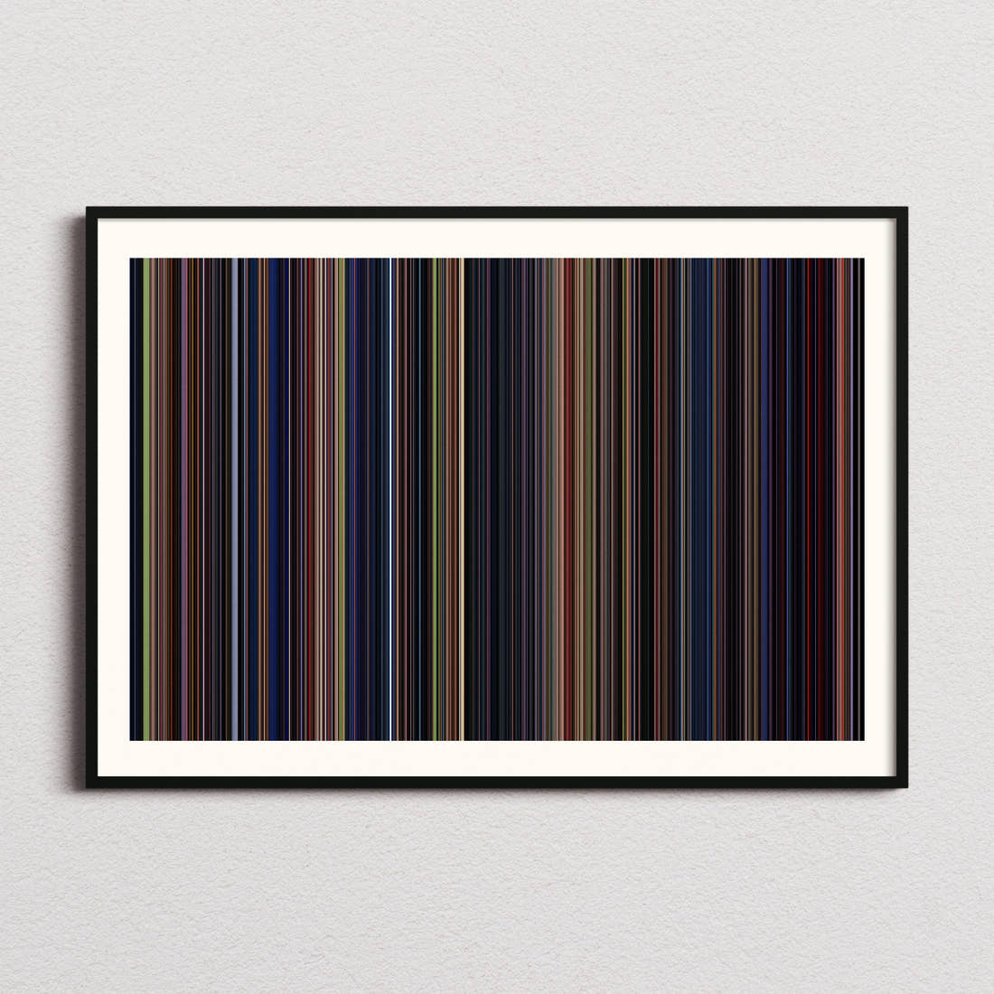 The Little Vampire Movie Barcode Poster - Barcode Only