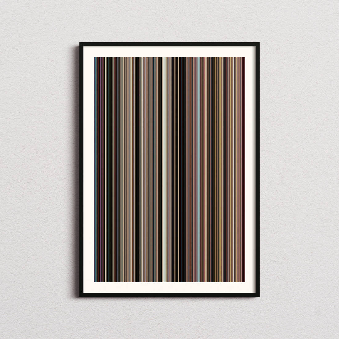 The Longest Yard Movie Barcode Poster - Barcode Only