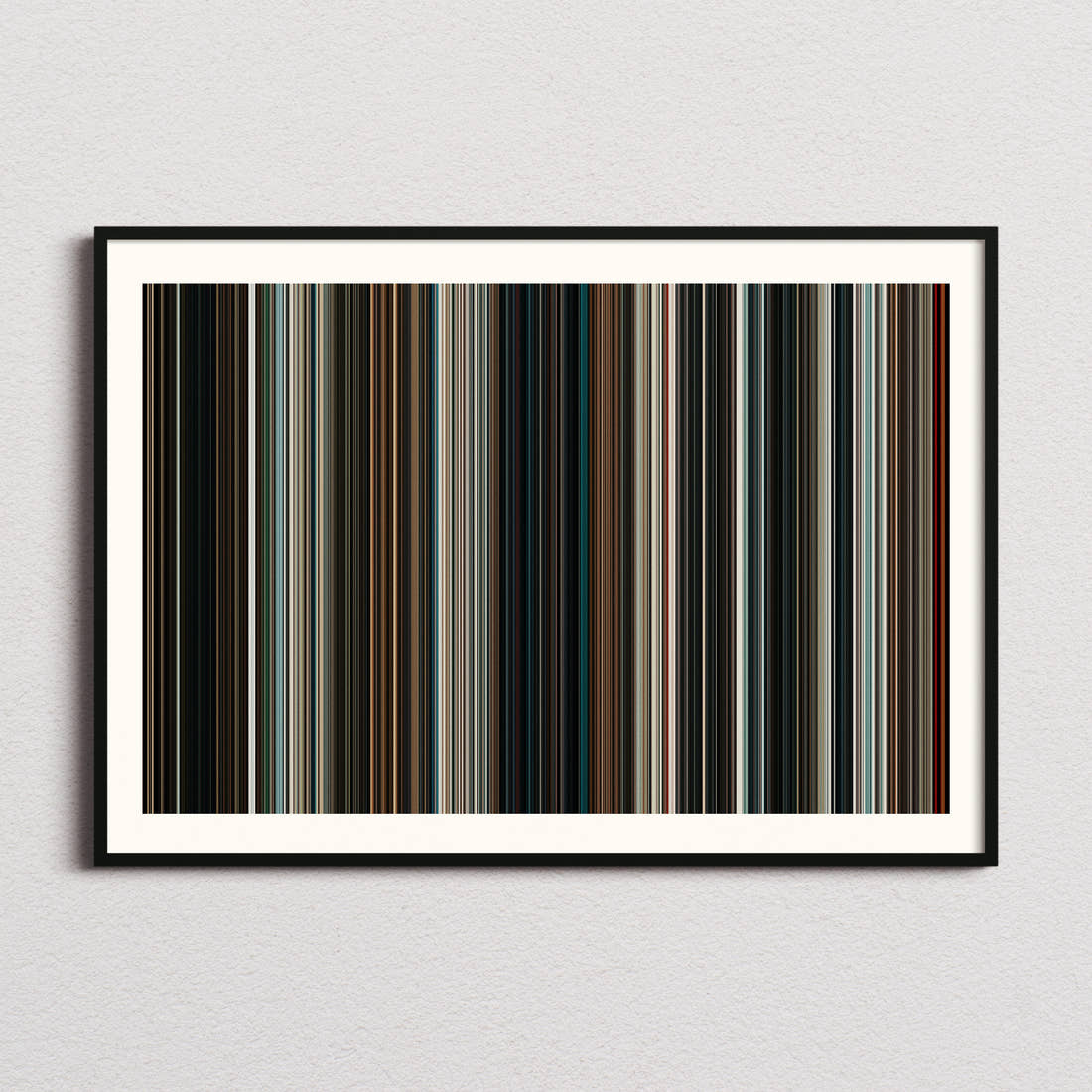 The Man from U.N.C.L.E. Movie Barcode Poster - Barcode Only