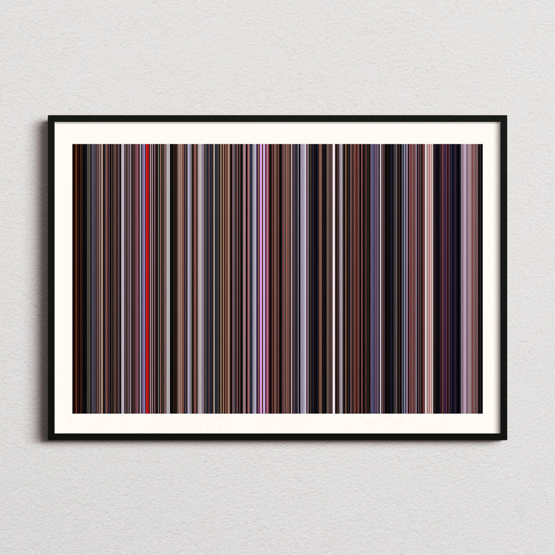 The Manchurian Candidate Movie Barcode Poster - Barcode Only
