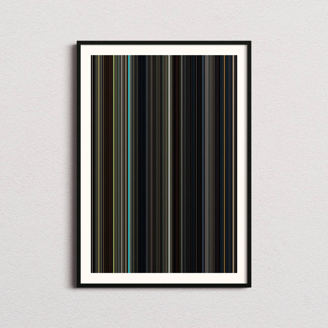 The Maze Runner Movie Barcode Poster - Barcode Only