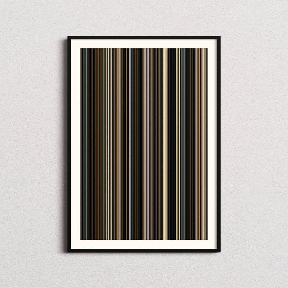 The Men Who Stare at Goats Movie Barcode Poster - Barcode Only