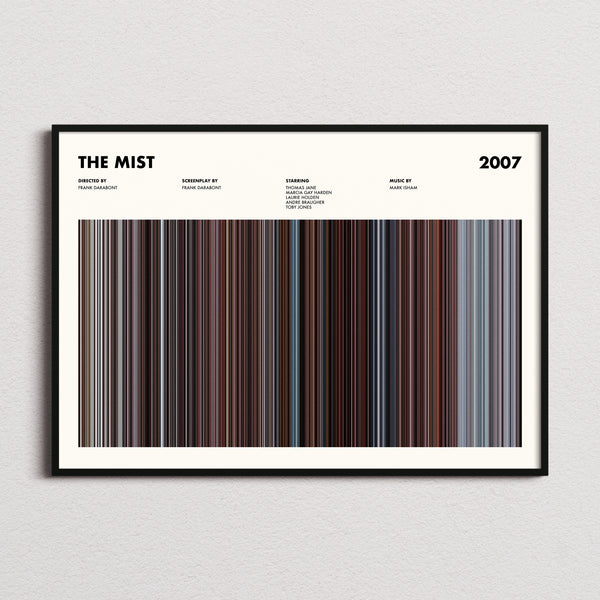The Mist Movie Barcode Poster