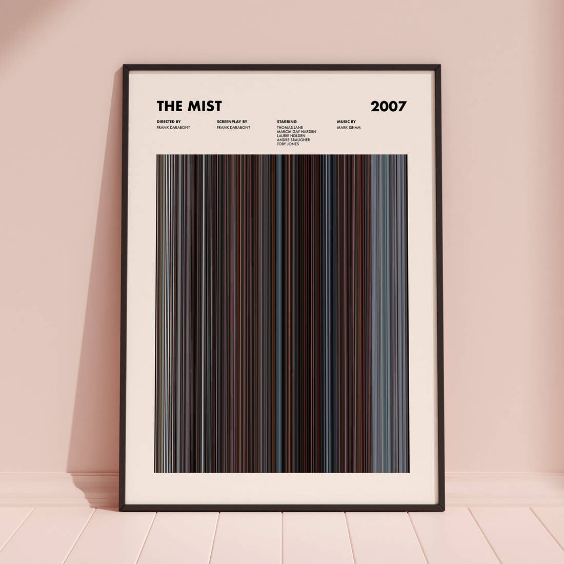 The Mist Movie Barcode Poster