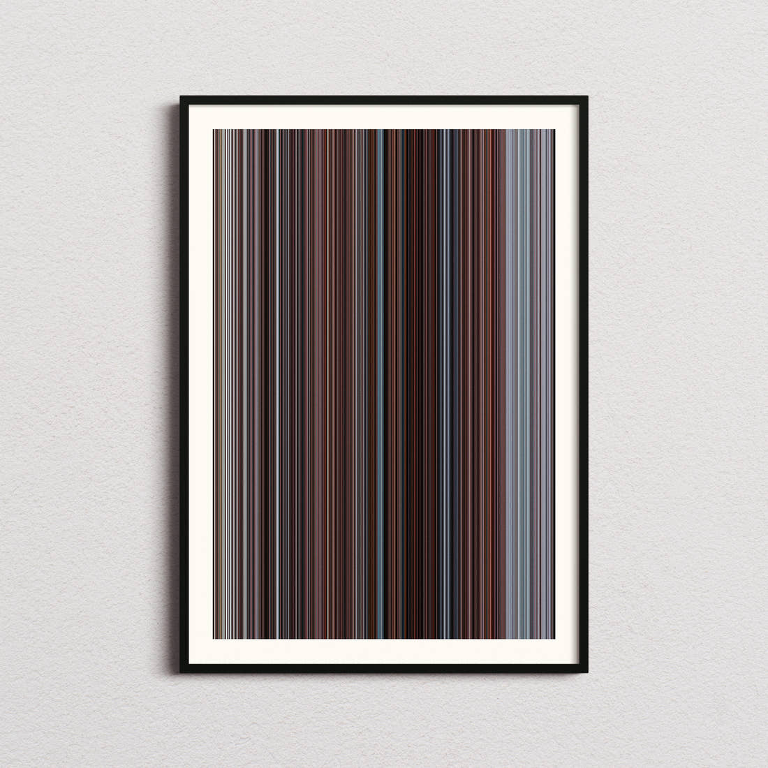 The Mist Movie Barcode Poster - Barcode Only