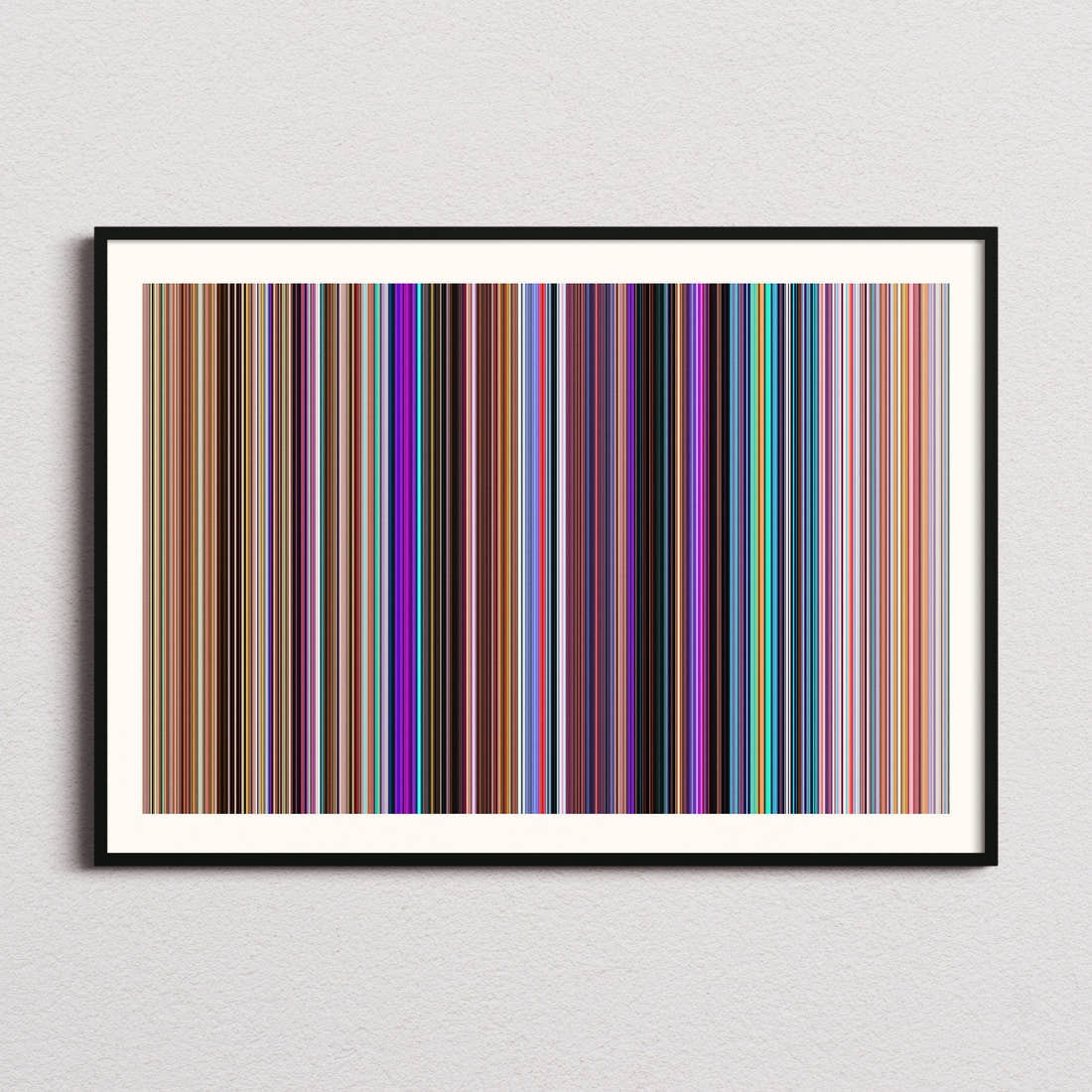 The Mitchells vs. the Machines Movie Barcode Poster - Barcode Only