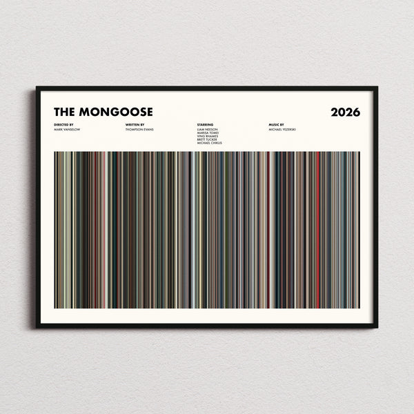 The Mongoose Movie Barcode Poster