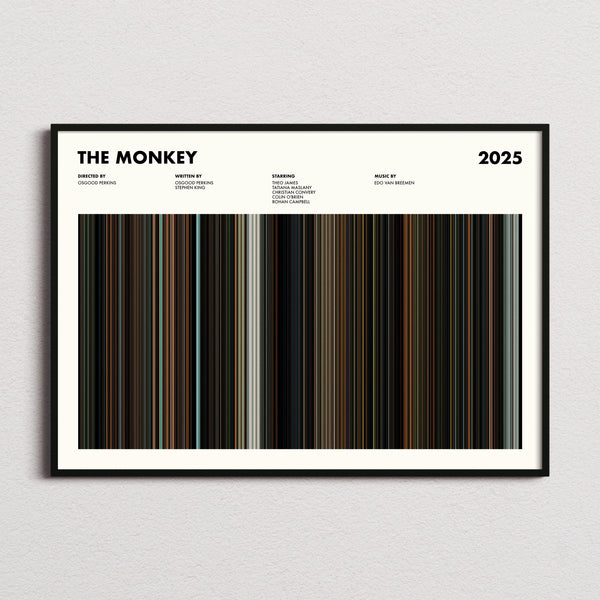 The Monkey Movie Barcode Poster