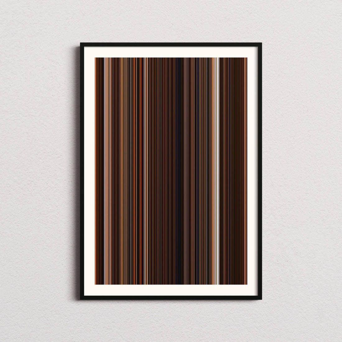 The Mummy Movie Barcode Poster - Barcode Only