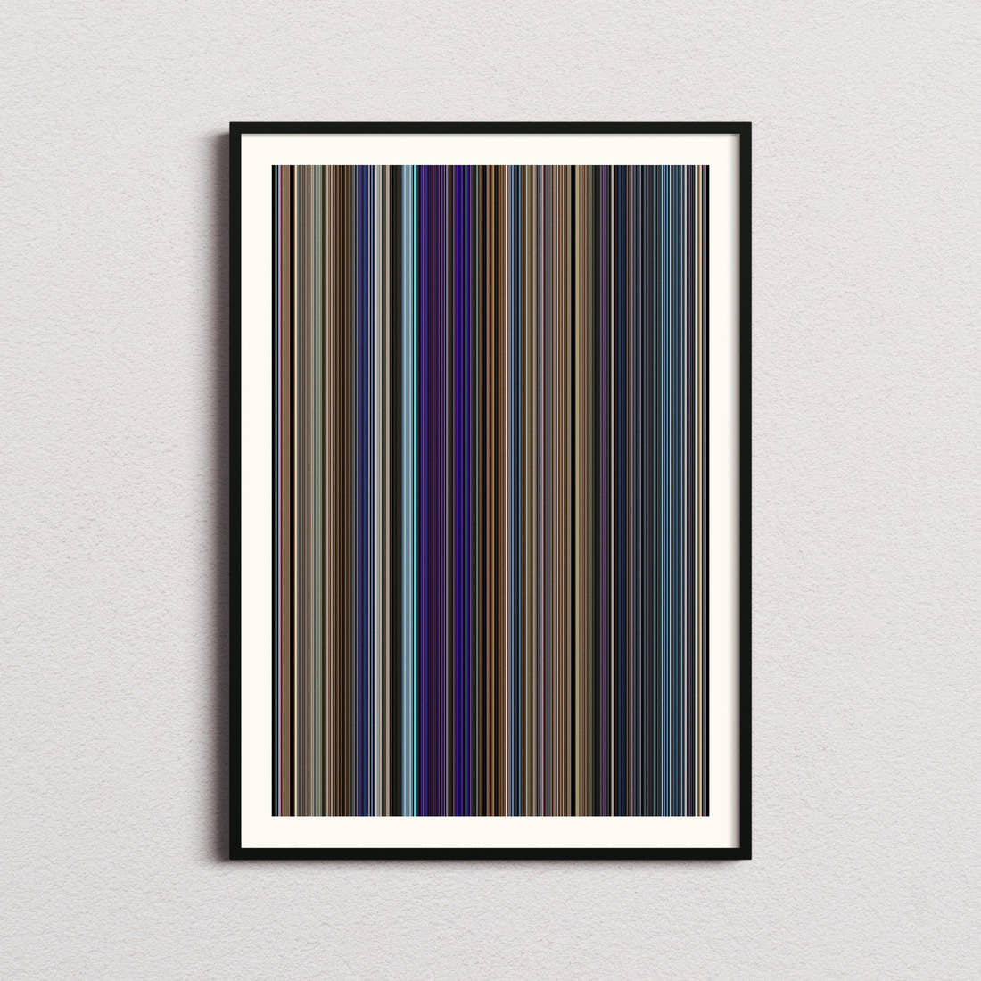 The Naked Gun (2025) Movie Barcode Poster - Barcode Only