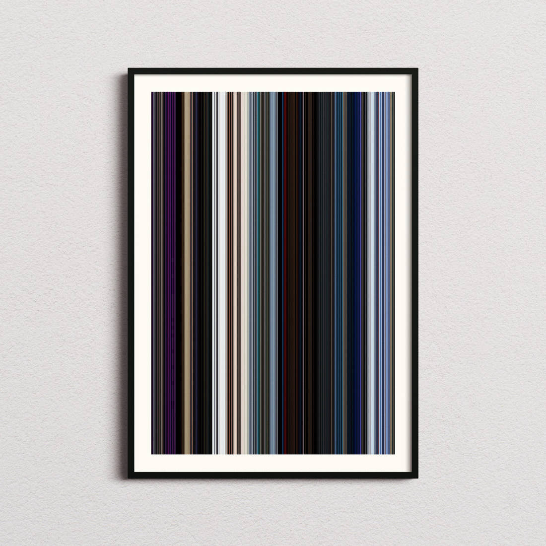 The Neon Demon Movie Barcode Poster - Barcode Only