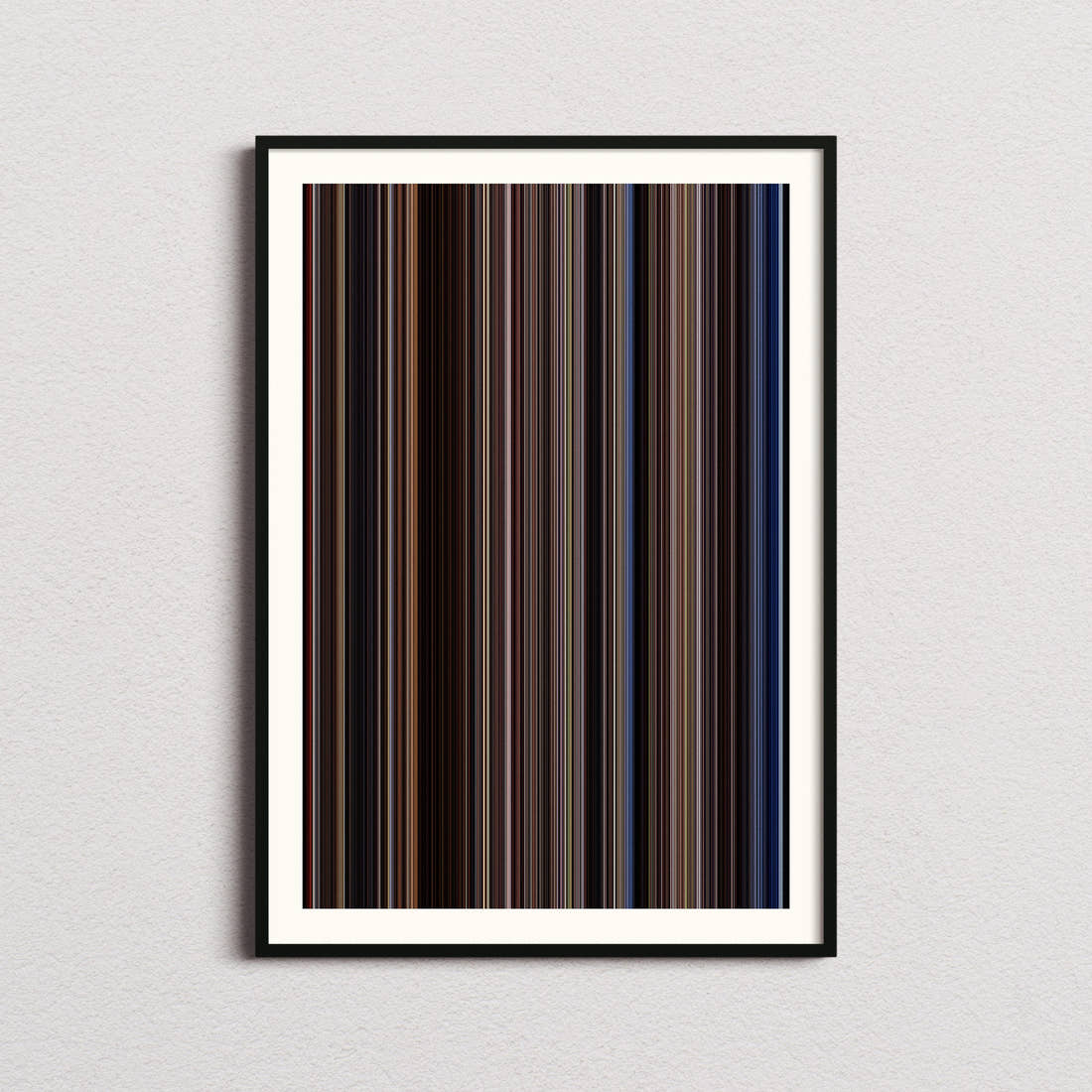 The Notebook Movie Barcode Poster - Barcode Only