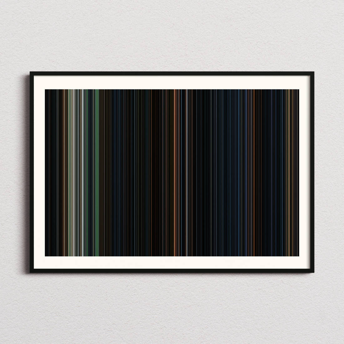 The Nun Movie Barcode Poster - Barcode Only