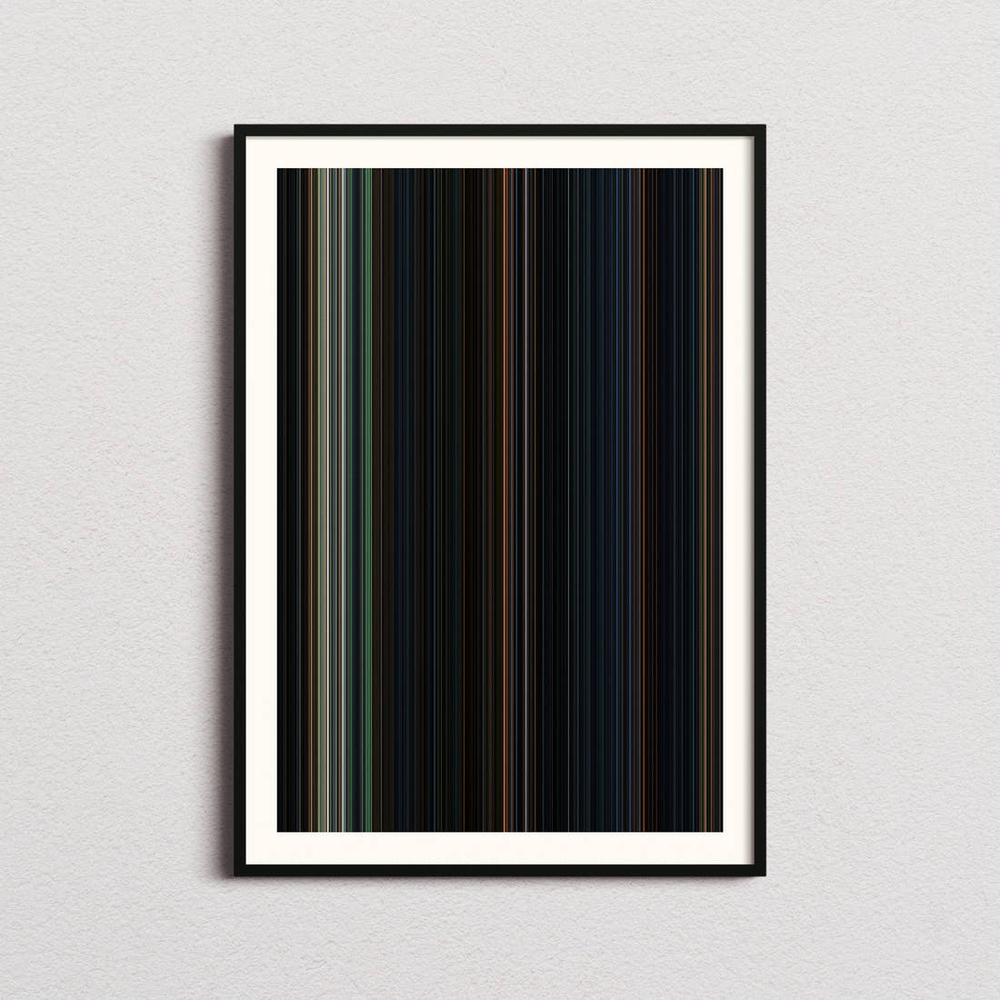 The Nun Movie Barcode Poster - Barcode Only