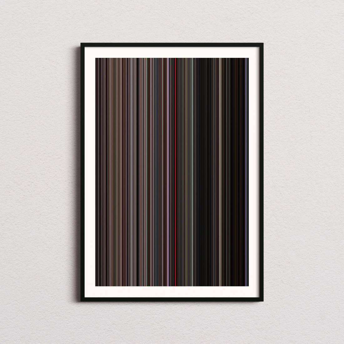 The Omen Movie Barcode Poster - Barcode Only