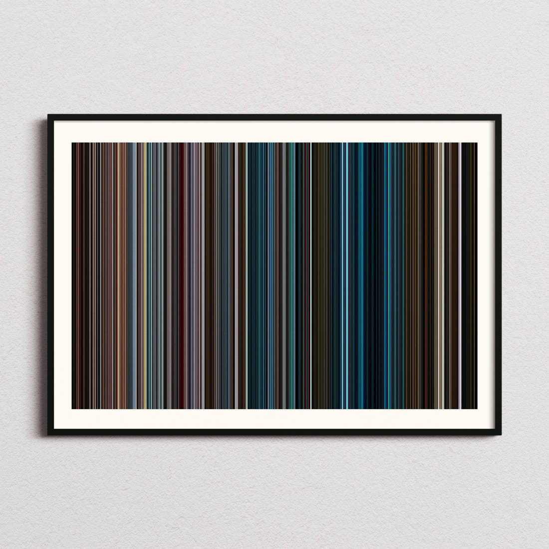 The Omen Movie Barcode Poster - Barcode Only
