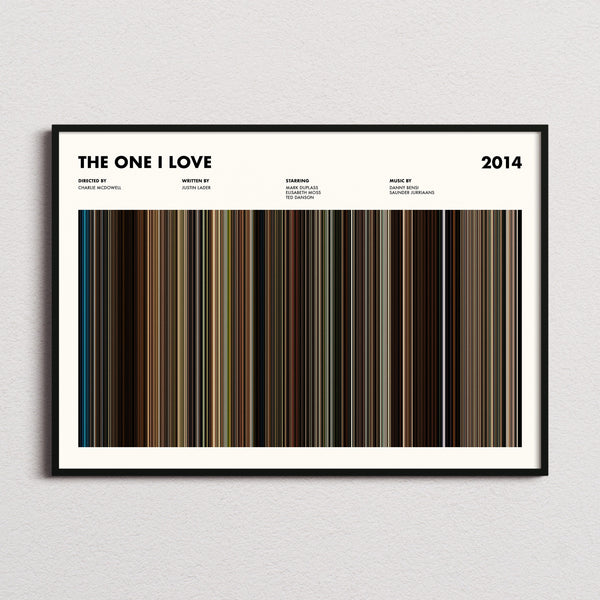 The One I Love Movie Barcode Poster