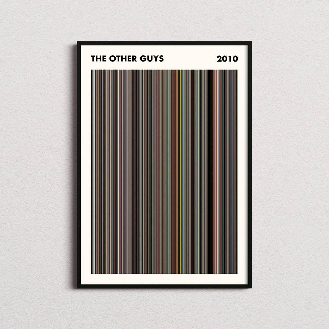 The Other Guys Movie Barcode Poster - Simplified