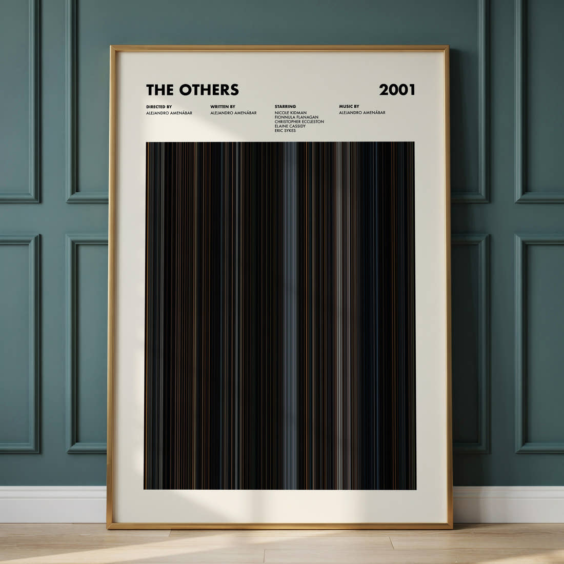 The Others Movie Barcode Poster