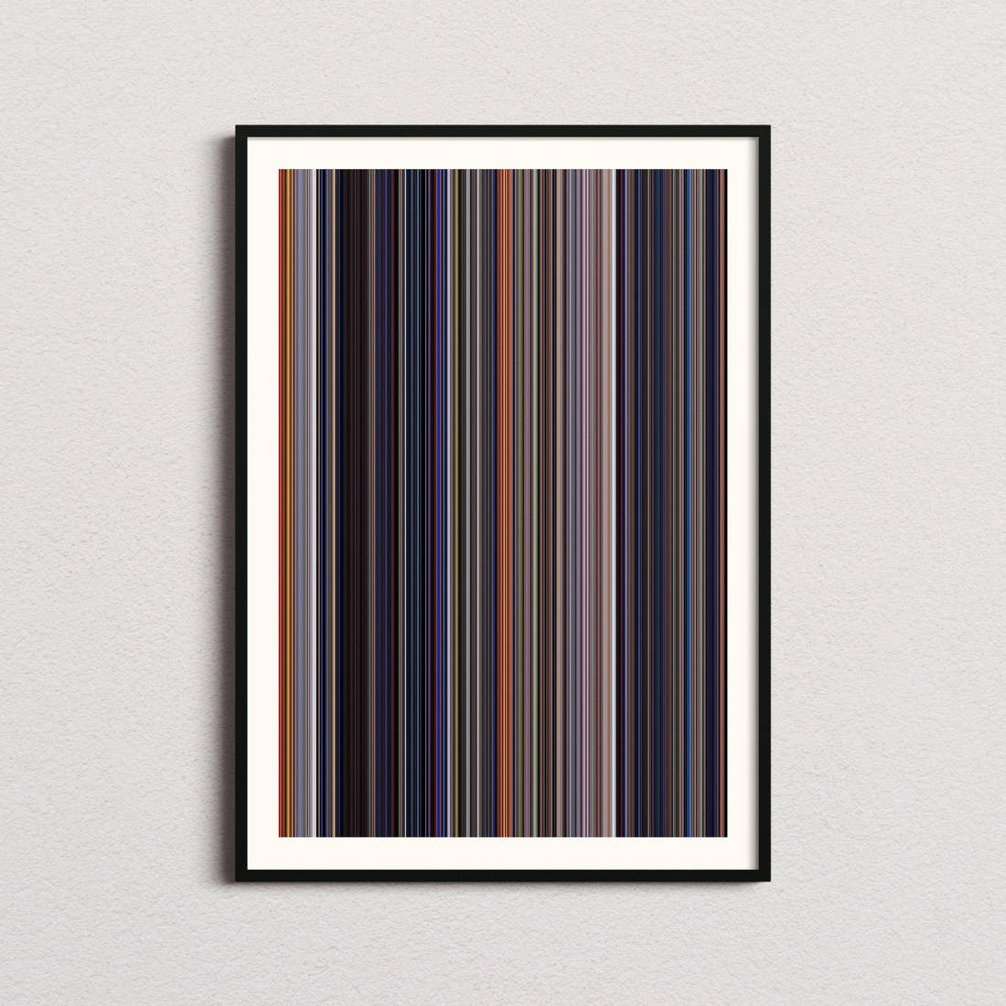 The Outsiders Movie Barcode Poster - Barcode Only