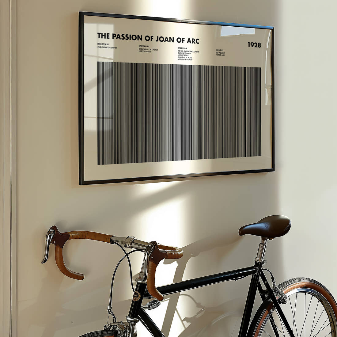 The Passion of Joan of Arc Movie Barcode Poster
