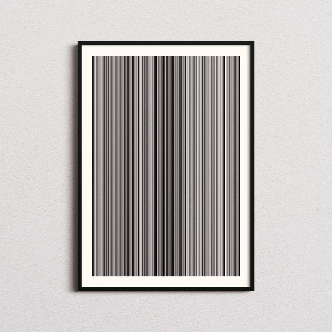 The Passion of Joan of Arc Movie Barcode Poster - Barcode Only