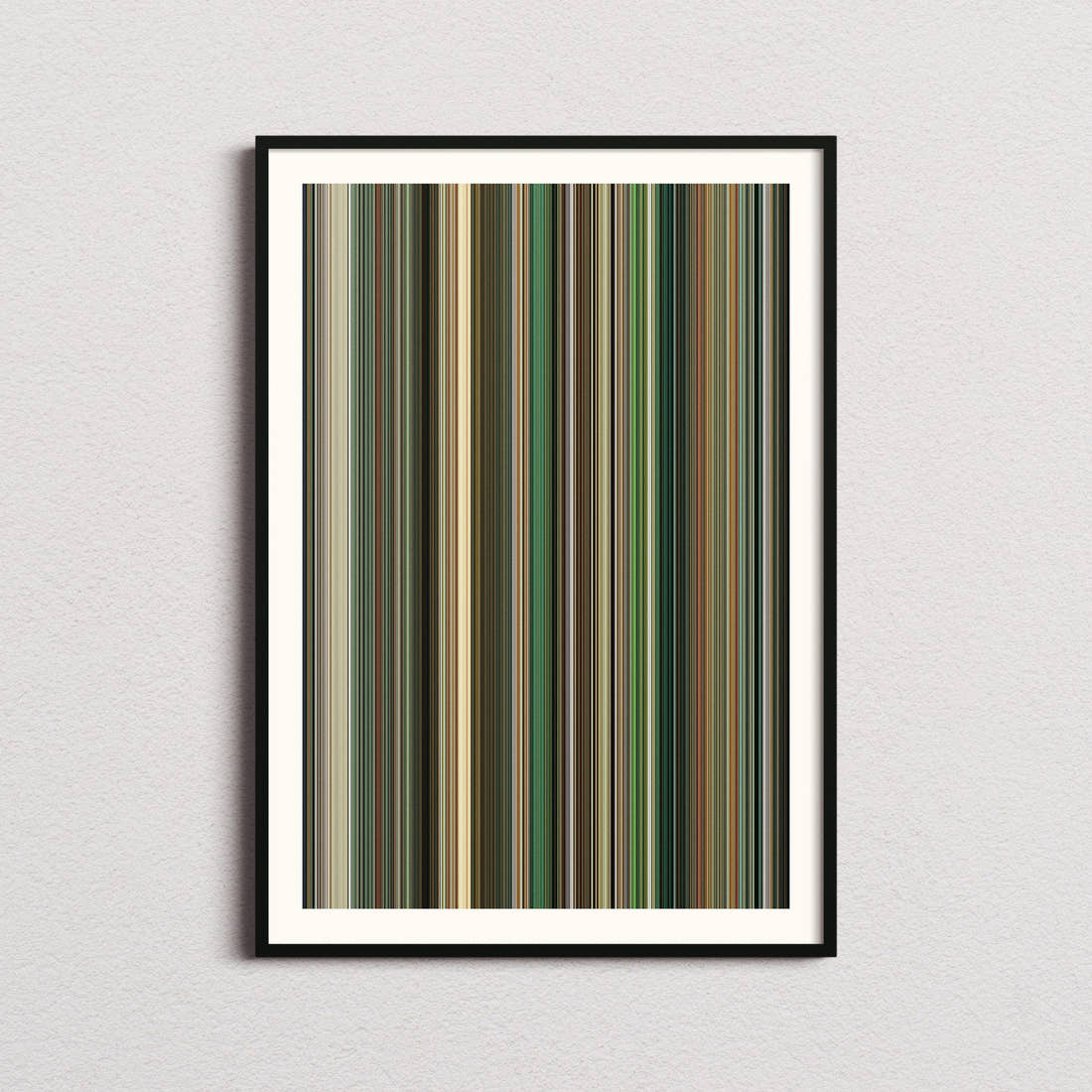 The Phoenician Scheme Movie Barcode Poster - Barcode Only