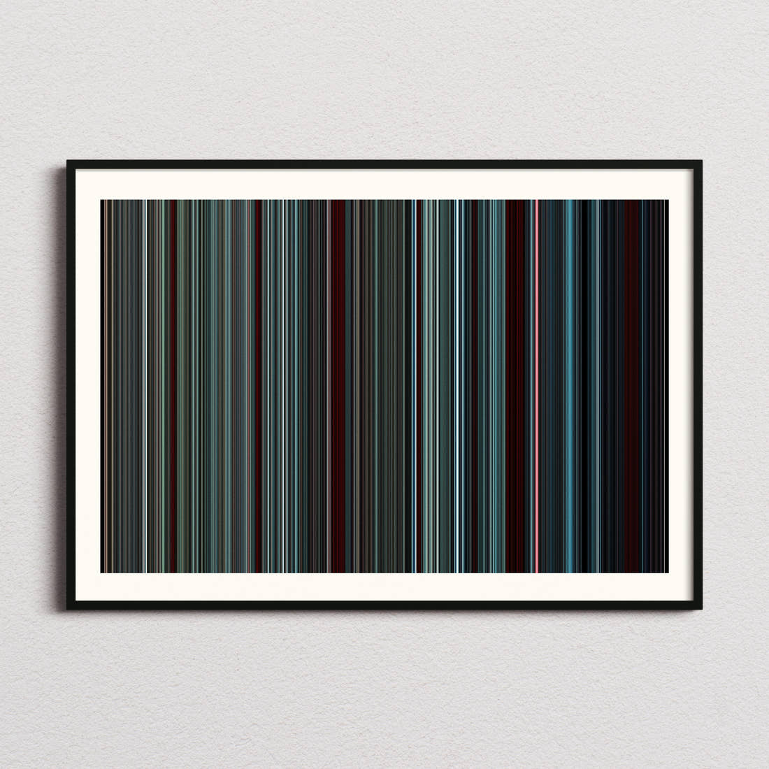 The Platform Movie Barcode Poster - Barcode Only