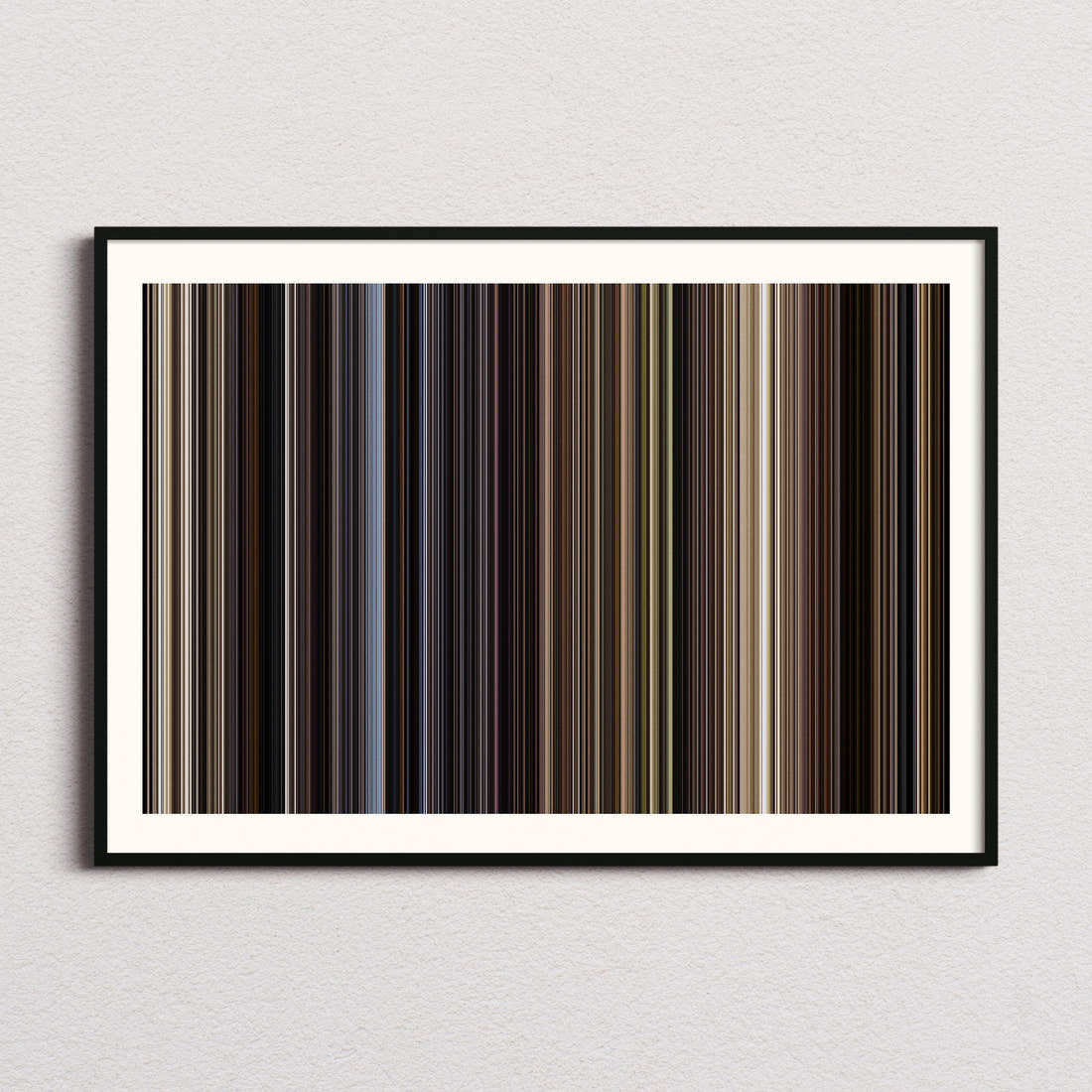 The Power of the Dog Movie Barcode Poster - Barcode Only