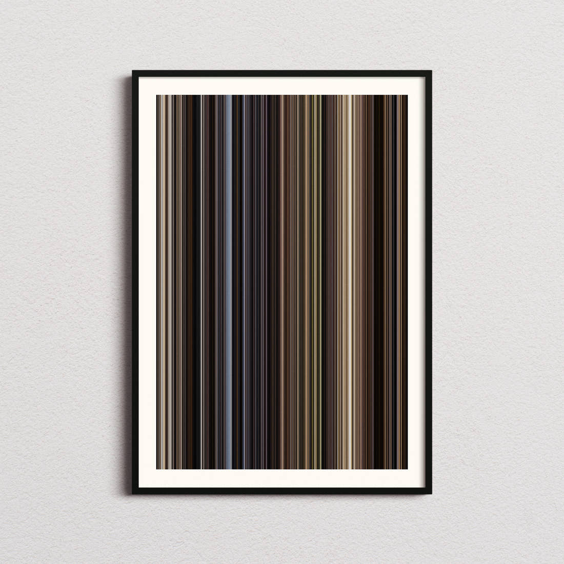The Power of the Dog Movie Barcode Poster - Barcode Only