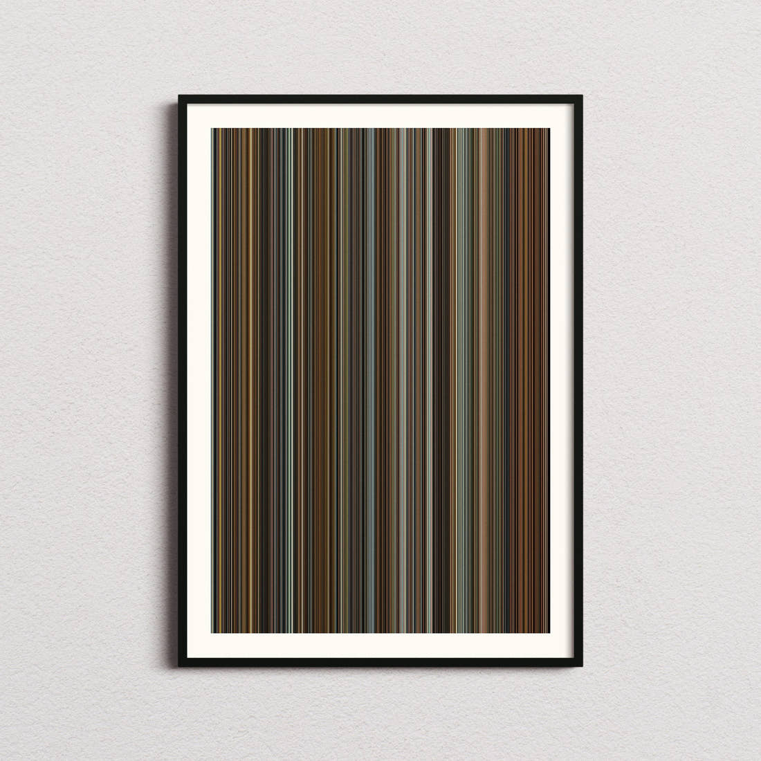 The Princess Diaries Movie Barcode Poster - Barcode Only