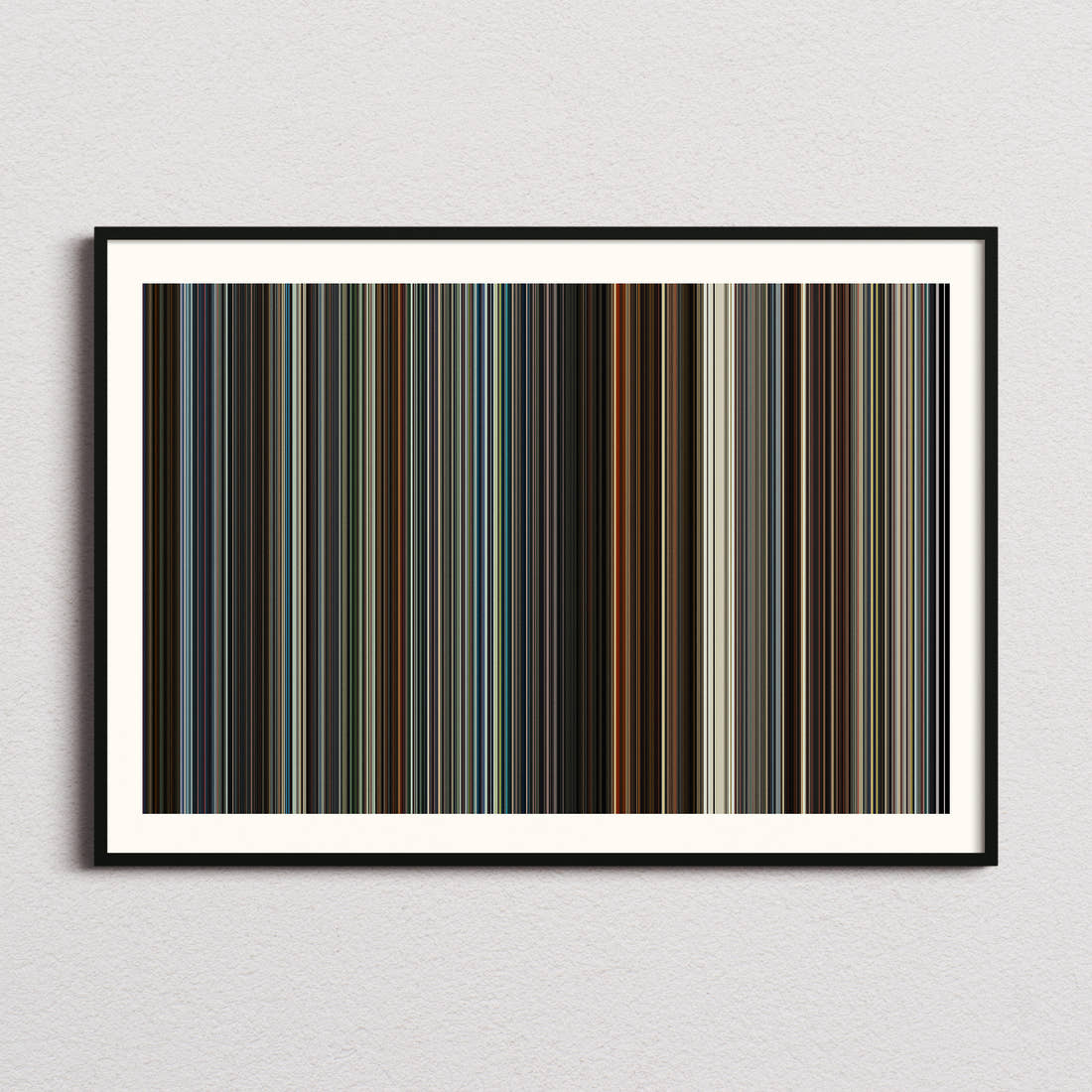 The Punisher: One Last Kill Movie Barcode Poster - Barcode Only