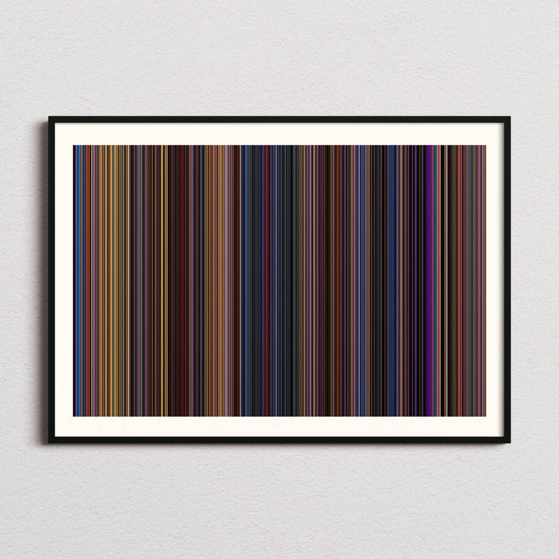 The Rescuers Movie Barcode Poster - Barcode Only