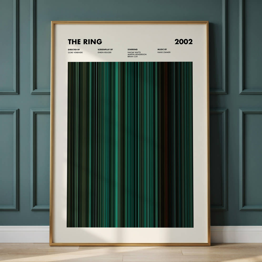 The Ring Movie Barcode Poster
