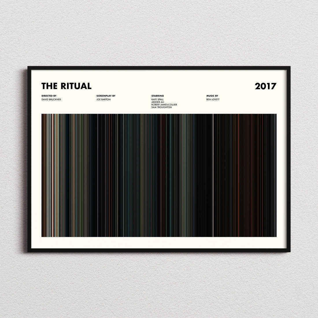 The Ritual Movie Barcode Poster
