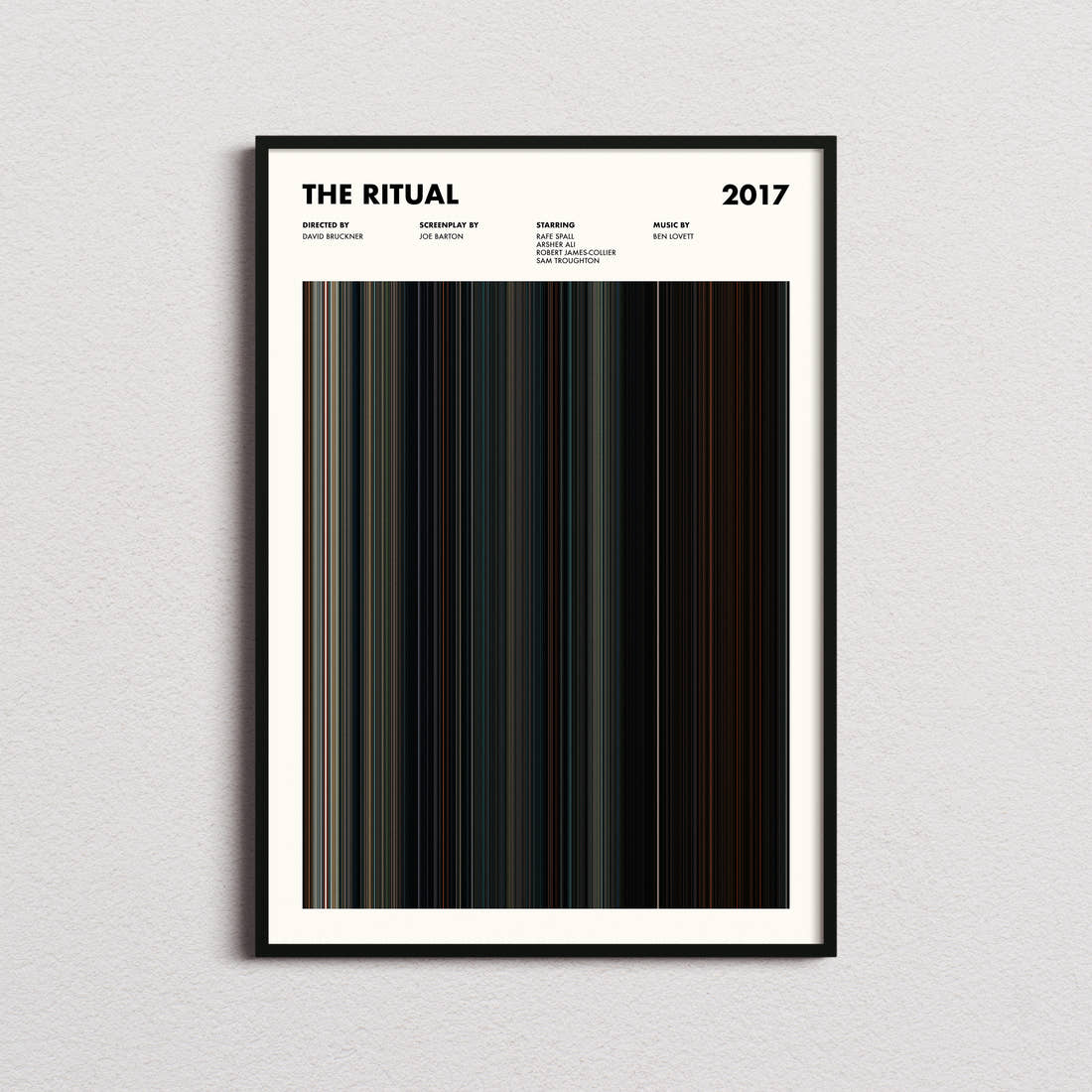 The Ritual Movie Barcode Poster